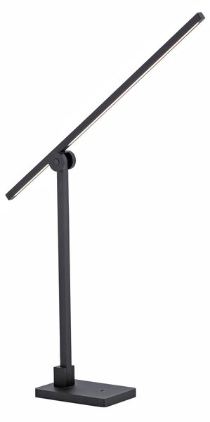 Stolní lampa PURE, PURE Grafo, stmívatelné, Černá, Pracovna, Kov, Moderní