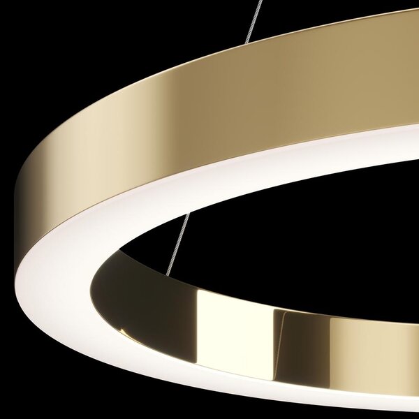 Maytoni Závěsné LED svítidlo SATURNO, 45W, 4000K, Ø 60 cm, CRI80
