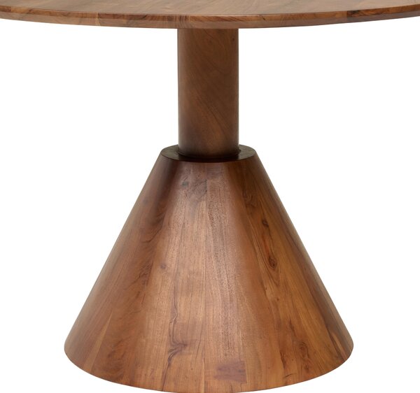 JÍDELNÍ STŮL, akácie, barvy akácie, 115/115/76 cm P & B - Jídelní stoly, Online Only