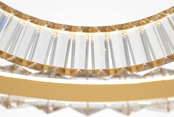 Maytoni Závěsné LED svítidlo KRONE, 90W, 4000K, Ø 80,5 cm, CRI80