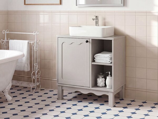 Skříňka pod umyvadlo PENON 60 cm Světle béžová