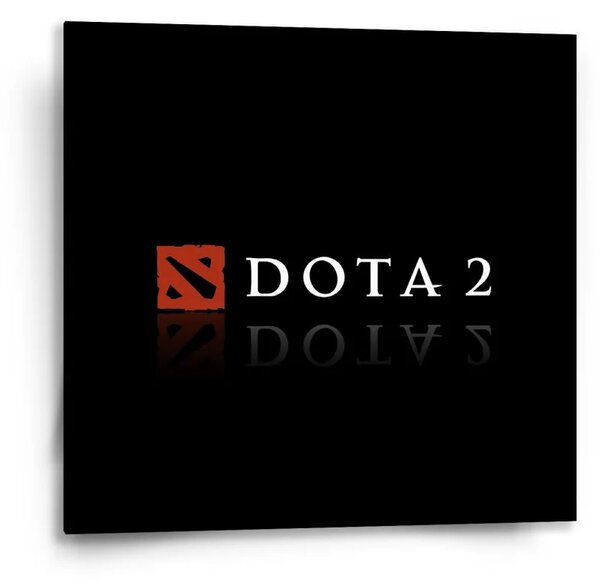 Sablio Obraz DOTA 2 Černá - 50x50 cm