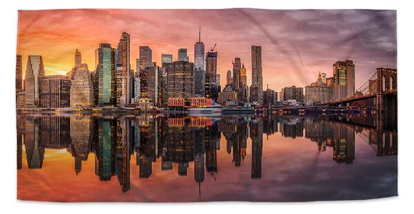 Sablio Ručník New York Západ slunce - 30x50 cm