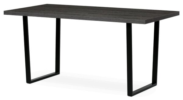Jídelní stůl HT-R5216 šedý dub / černý