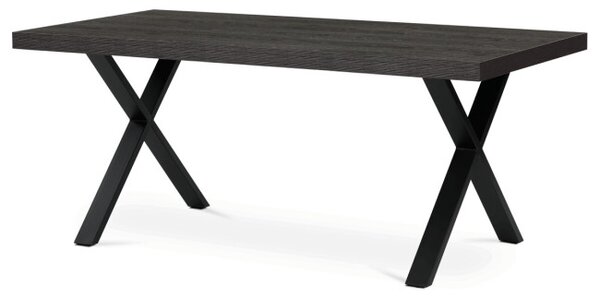Jídelní stůl HT-R5316 šedý dub / černý