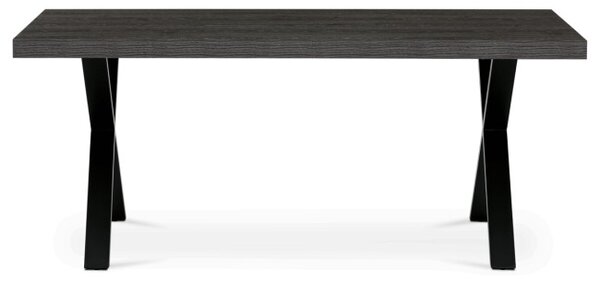 Jídelní stůl HT-R5316 šedý dub / černý