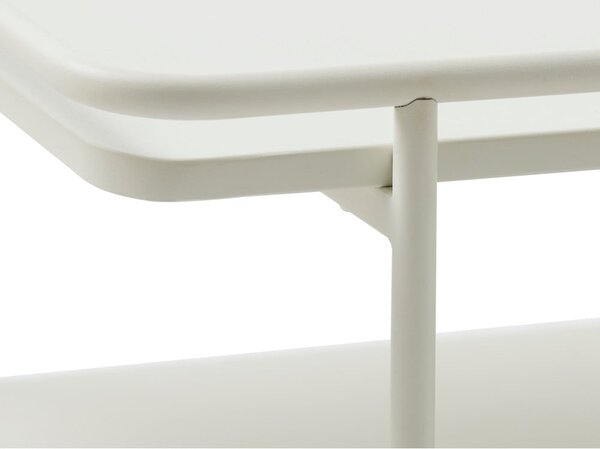Světle šedý kovový konferenční stolek 55x110 cm Yuba – Unique Furniture