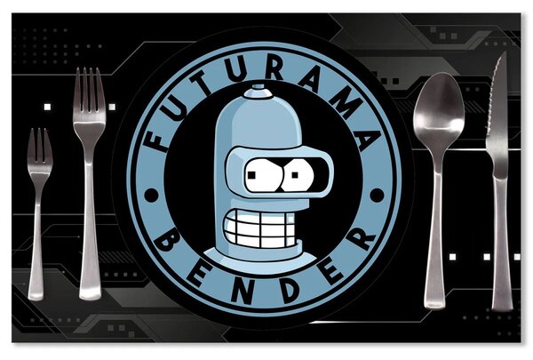 Sablio Prostírání Futurama Bender Technology: 40x30cm