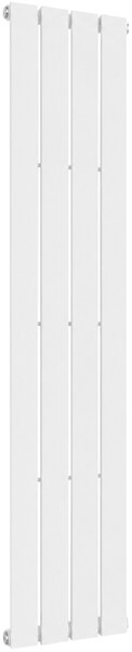 Koupelnový radiátor Arlen - boční připojení - 558 W - bílá lesklá - 1800x300 mm