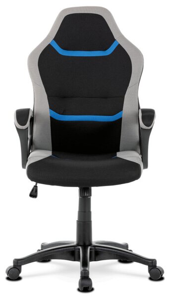 Dětská otočná židle černá KA-L611 BLUE