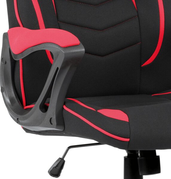 Herní židle černá / červená KA-G408 RED