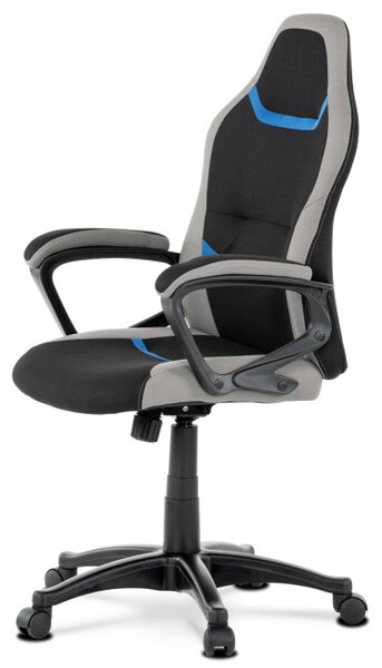 Dětská otočná židle černá KA-L611 BLUE