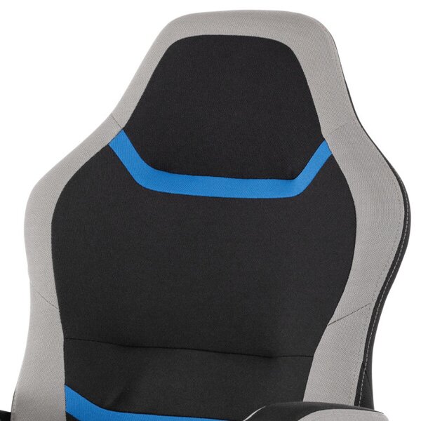 Dětská otočná židle černá KA-L611 BLUE
