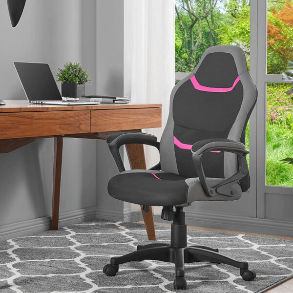 Dětská otočná židle růžová KA-L611 PINK
