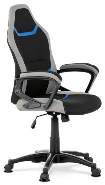 Dětská otočná židle černá KA-L611 BLUE