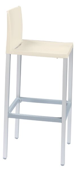 GABER - Barová židle LIBERTY - vysoká, béžová/hliník