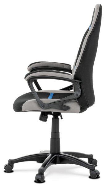 Dětská otočná židle černá KA-L611 BLUE
