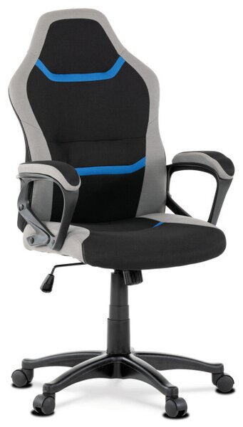 Dětská otočná židle černá KA-L611 BLUE