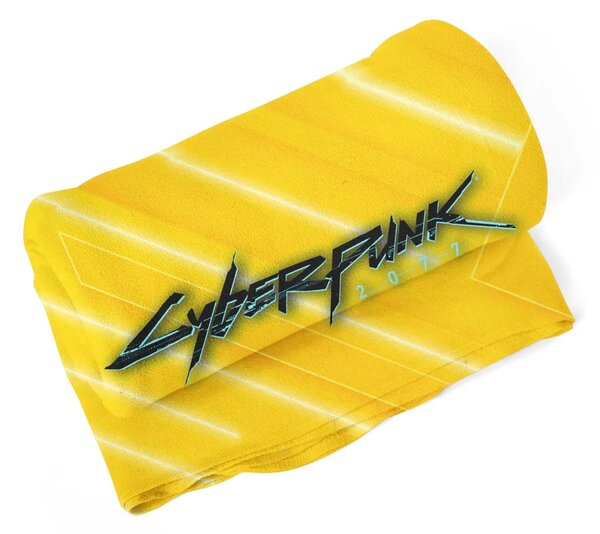 Sablio Deka Cyberpunk 2077 Žlutý - 150x120 cm