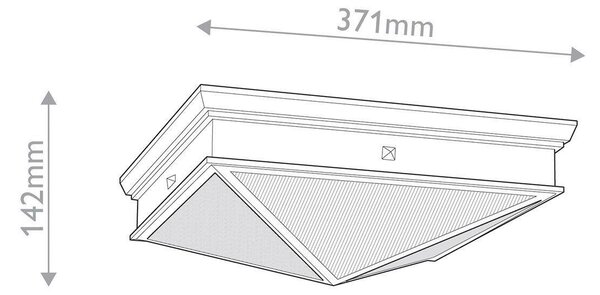 STROPNÍ SVÍTIDLO, 14,2/37,1 cm Elstead Lighting - Stropní svítidla
