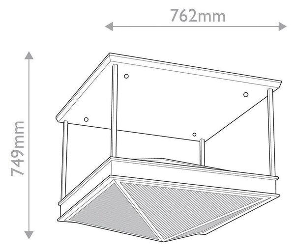 STROPNÍ SVÍTIDLO, 42/48,2 cm Elstead Lighting - Stropní svítidla