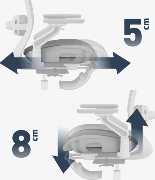 Kancelářská židle LeadPro 8.7 Grey