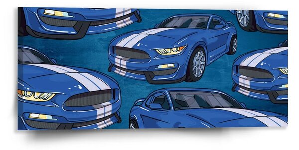 Sablio Obraz Mustang Pattern - 110x50 cm