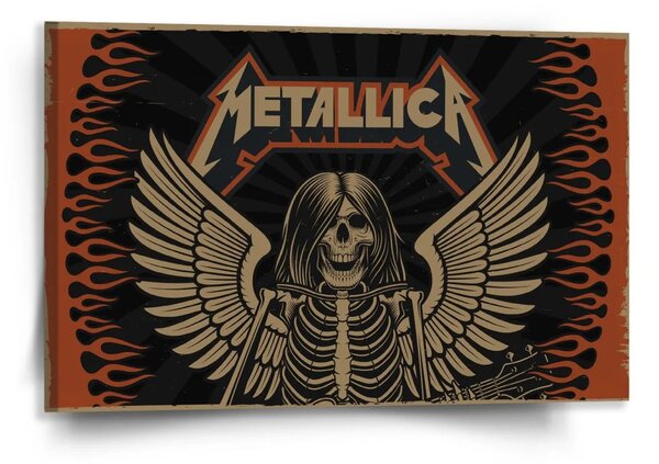 Sablio Obraz METALLICA Padlý anděl - 120x80 cm