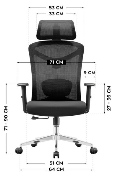 Kancelářská židle Manager 2.6 Black