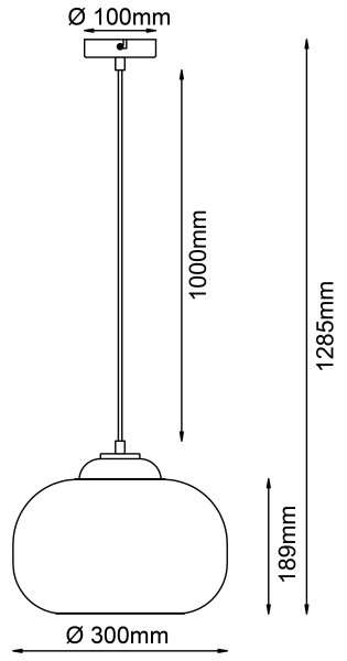 Brilliant - Lustr na lanku BLOP 1xE27/60W/230V zelená