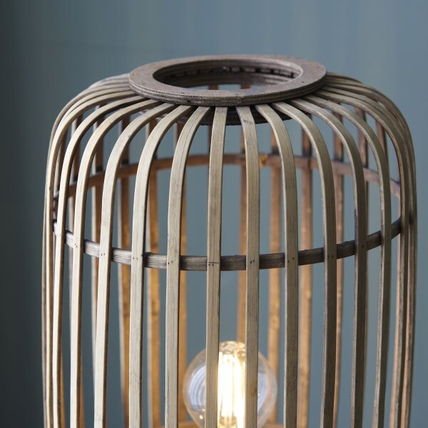 Brilliant - Stojací lampa WOODROW 1xE27/60W/230V bambus