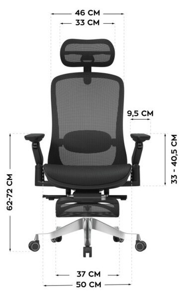 Kancelářská židle LeadPro 8.7 Black