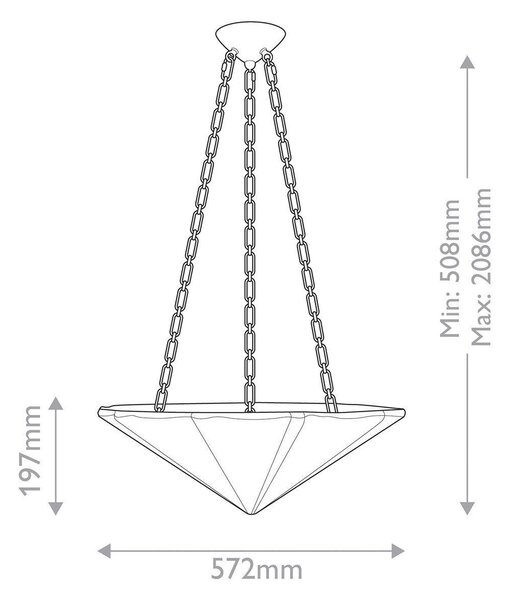 ZÁVĚSNÉ SVÍTIDLO, 19,7/57,2 cm Elstead Lighting - Závěsná světla