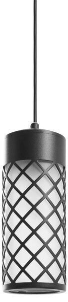 Venkovní závěsná lampa RASKA Kov Černá