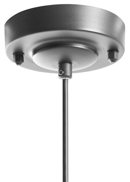 Venkovní závěsná lampa RASKA Kov Černá