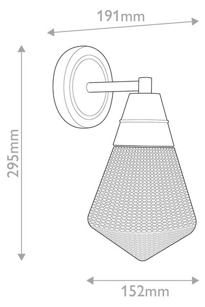 NÁSTĚNNÉ SVÍTIDLO, 29,5/15,2/19,1 cm Elstead Lighting - Bodová světla