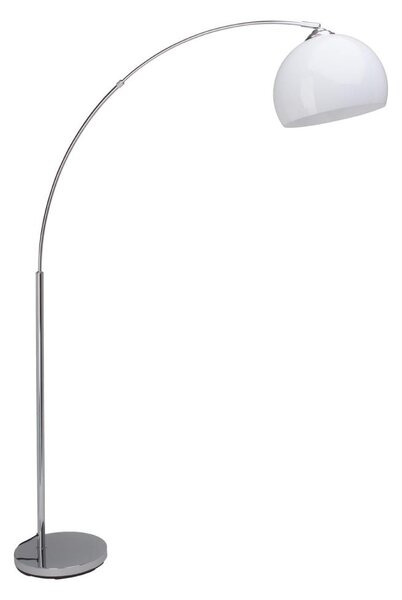 Brilliant - Stojací lampa VESSA 1xE27/60W/230V lesklý chrom/bílá