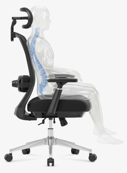 Masážní kancelářská židle Leadpro 6.0 Black