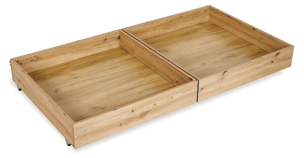 Šuplík pod dětskou postel 80x160 ALABANA - dub