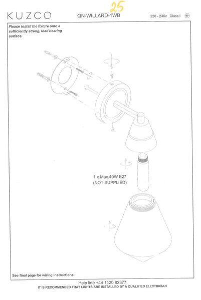NÁSTĚNNÉ SVÍTIDLO, 29,5/15,2/19,1 cm Elstead Lighting - Bodová světla