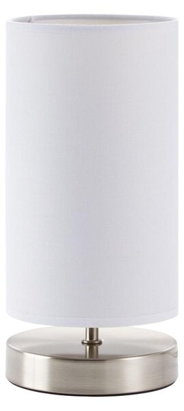 Brilliant - Stolní lampa CLARIE 1xE14/40W/230V matný chrom/bílá