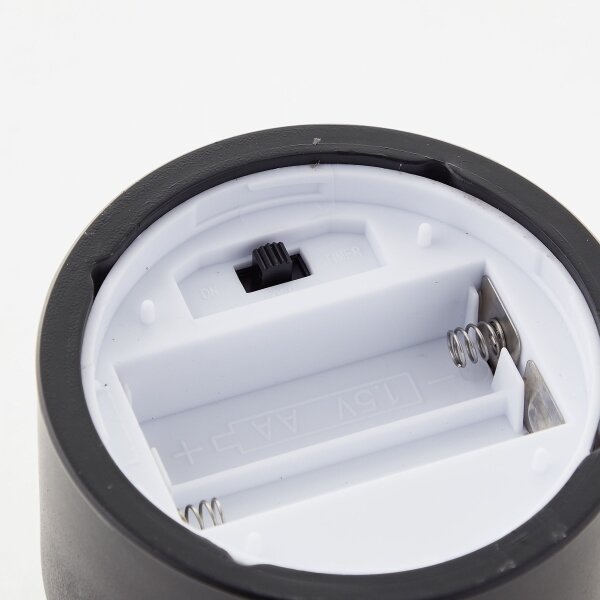 Brilliant - SADA 3x LED Svíčka BOUGIE LED/2xAA IP44 černá/kouřová