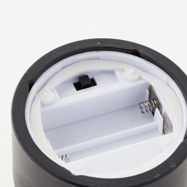 Brilliant - SADA 3x LED Svíčka BOUGIE LED/2xAA IP44 černá/kouřová