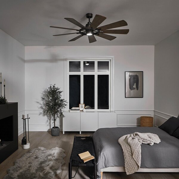 STROPNÍ VENTILÁTOR, 165/42 cm Elstead Lighting - Stropní svítidla