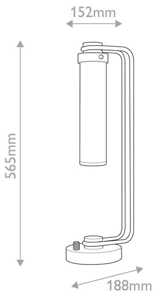 STOLNÍ LAMPA, E27, Elstead Lighting - Stolní lampy