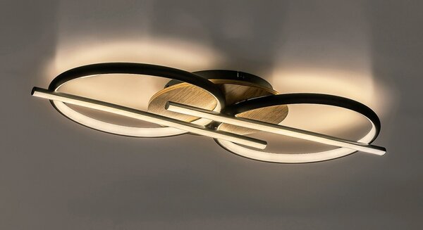 Rabalux 98071403 LED přisazené stropní svítidlo Arash | 40W integrovaný LED zdroj | 2200lm | 3000+4000+6500K