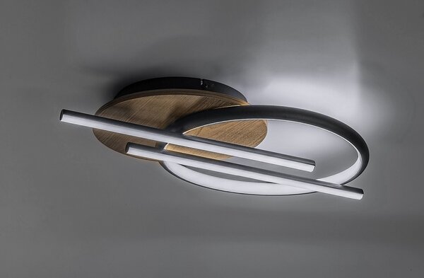 Rabalux 98071404 LED přisazené stropní svítidlo Arash | 40W integrovaný LED zdroj | 2200lm | 3000+4000+6500K