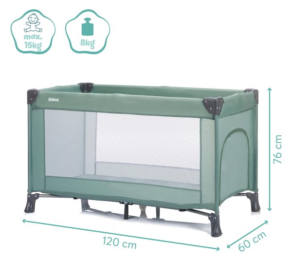 CESTOVNÍ POSTEL Fillikid - Postýlky pro miminka, Online Only