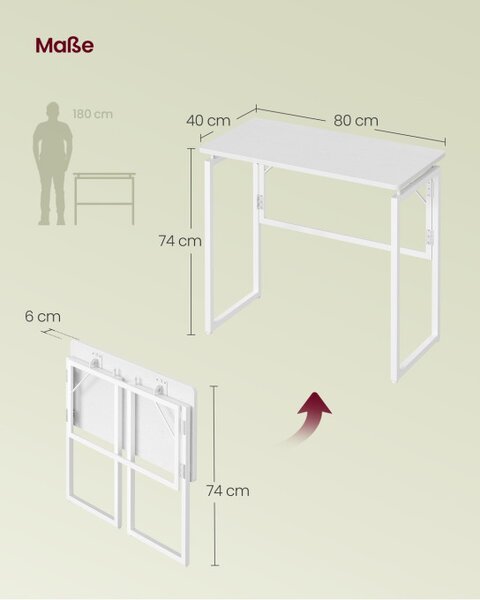 Skládací kancelářský stůl LWD151WF01