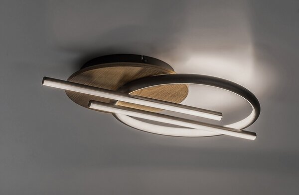 Rabalux 98071404 LED přisazené stropní svítidlo Arash | 40W integrovaný LED zdroj | 2200lm | 3000+4000+6500K